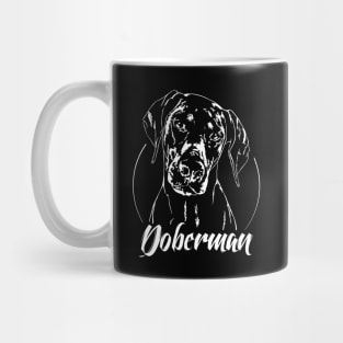 Funny Proud Doberman dog portrait gift Mug